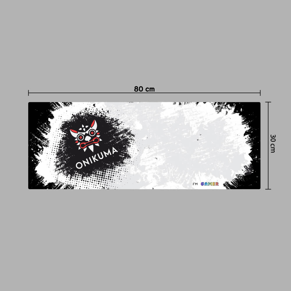 แผ่นรองเมาส์เกมมิ่ง ONIKUMA I'M GAMER GAMING MOUSEPAD สีดำ_6